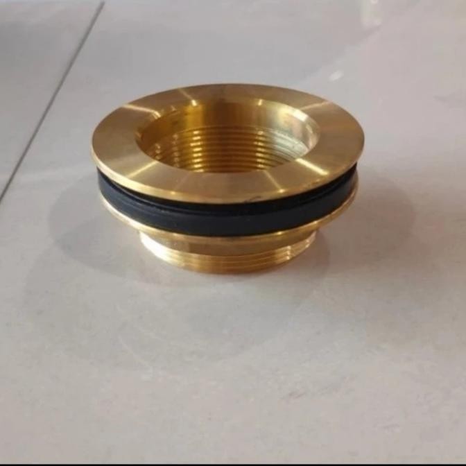 Mur Toren 2,5 X 2 Inch Kuningan Mur Tandon Neple Nepel Verlop 21/2 X 2 New Stok