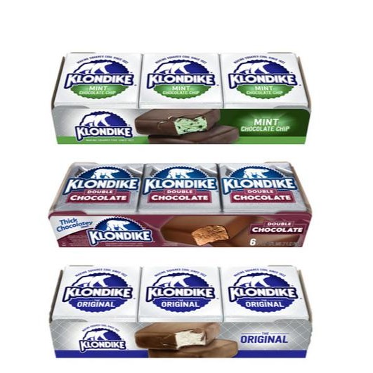 

Klondike Ice Cream Bar 6 Pack - Es Krim Klondike Impor Usa - Original Co
