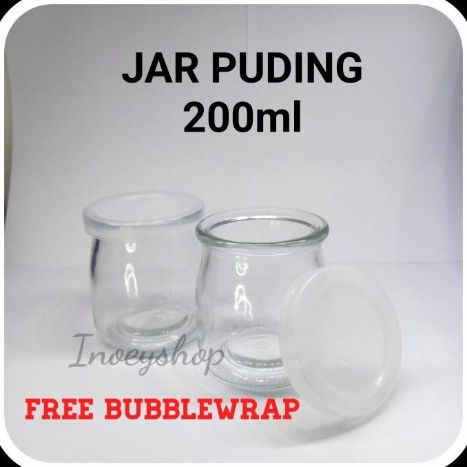 JAR PUDING 200ML DENGAN BUBBLE