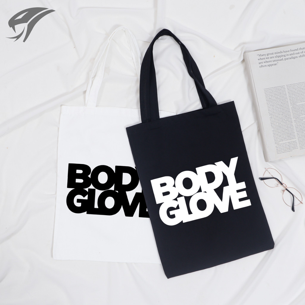 Lyra Bags - TOTE BAG BODY GLOVE KANVAS PREMIUM UKURAN 40X30CM / TAS / RESLETING / SERUT / WANITA / B