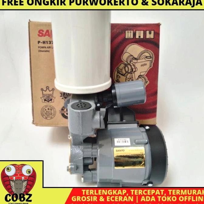 Sanyo Ph 137Ac Pompa Air Sumur Dangkal Semi Jet Pump Otomatis Set New Stok