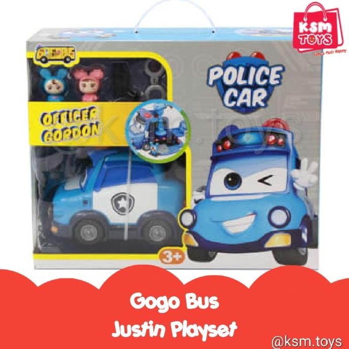 Gogo Bus Justin Playset Mainan anak