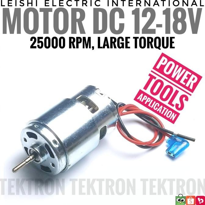 Motor Dc 18V Ls775Zf Ls775 Dinamo 12-18V High Speed Torque Vacuum Bor New Stok
