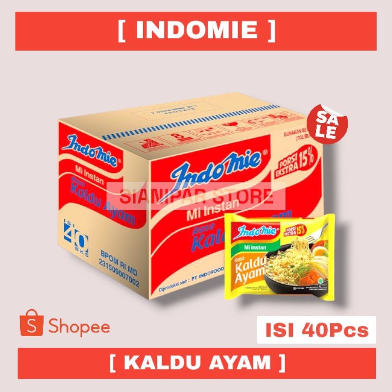 

INDOMIE Mie Instant Kaldu Ayam 75gr - [ 1 Dus 40Pcs ]