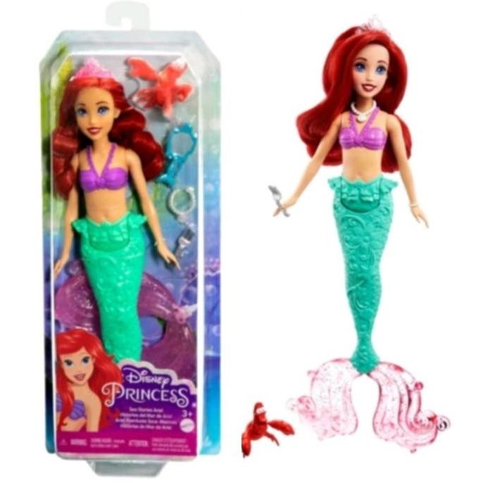 BONEKA BARBIE DISNEY PRINCESS ARIEL MERMAID WITH SEA STORIES ARIEL 2104T
