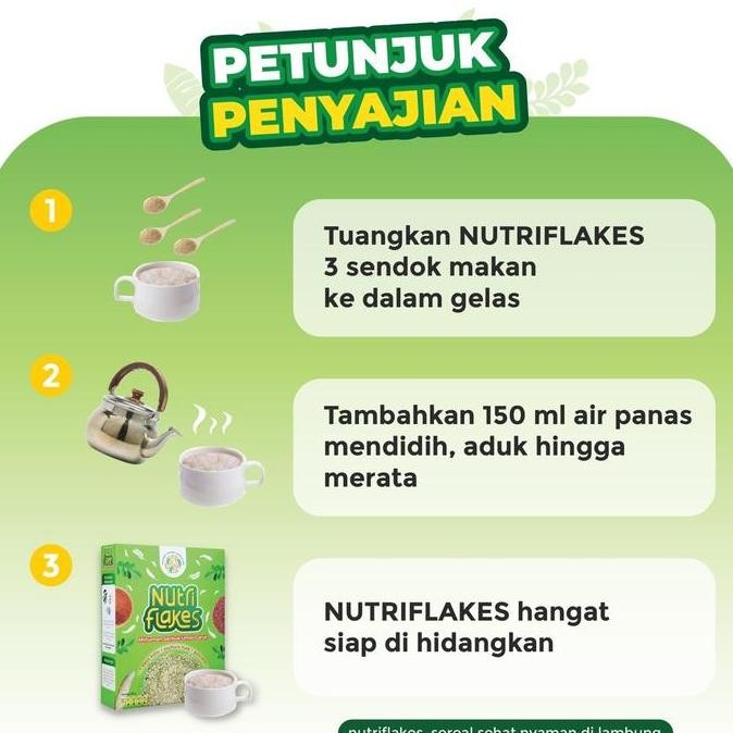 

Sale Sereal Nutriflakes Paket 1 Box Dengan Daun Kelor Susu Kambing Minuman Serbuk