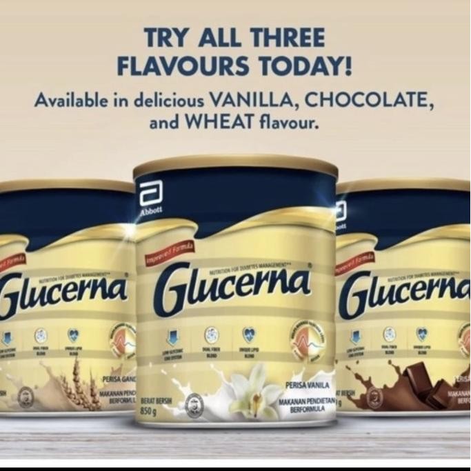 

Sale Susu Diabetes Abbott Glucerna 850Gr