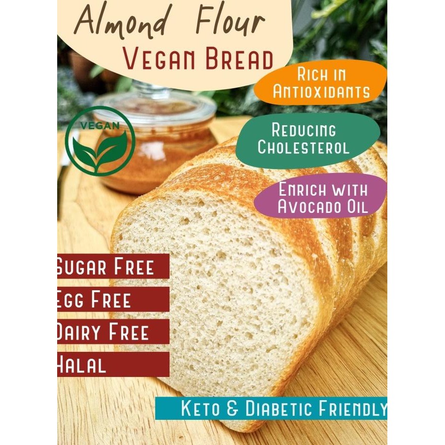

Grosir Worryfree Almond Flour Bread (Roti Tawar Tepung Almond)