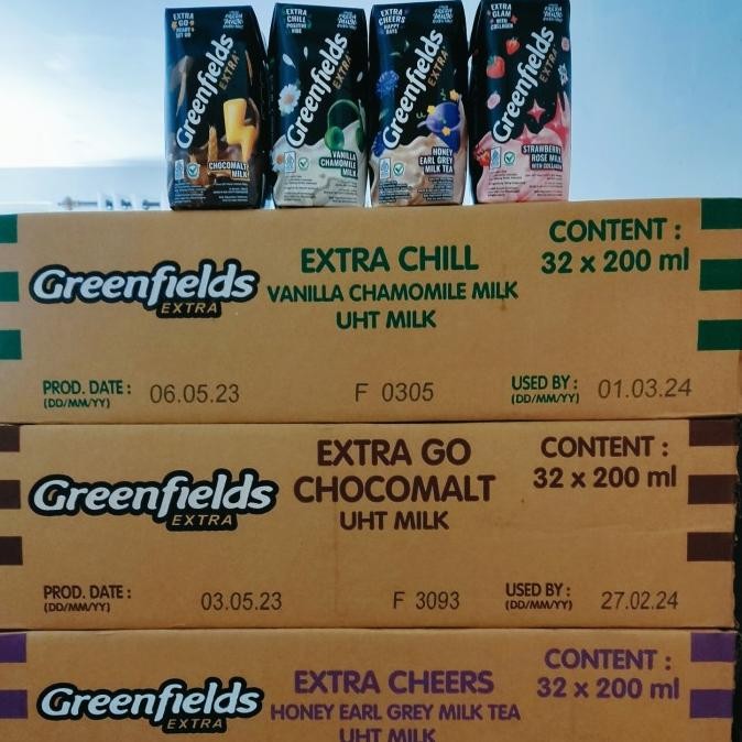 

surabaya greenfields EXTRA susu uht 200ml