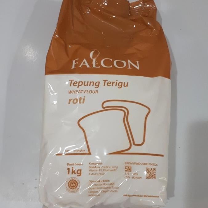 

Grosir Falcon Tepung Terigu Roti 1 Dus / 1Kg X 10 Pcs / Wheat Flour