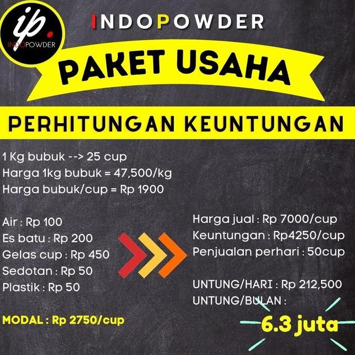 

Grosir Paket Usaha Minuman Kekinian L Bisa Langsung Usaha - 5 Variant Minuman