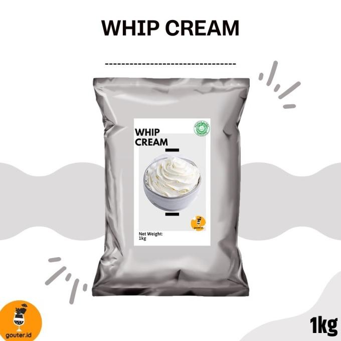 

Grosir Whip Cream Topping 1Kg / Bubuk Whip Cream / Whipped Cream Powder