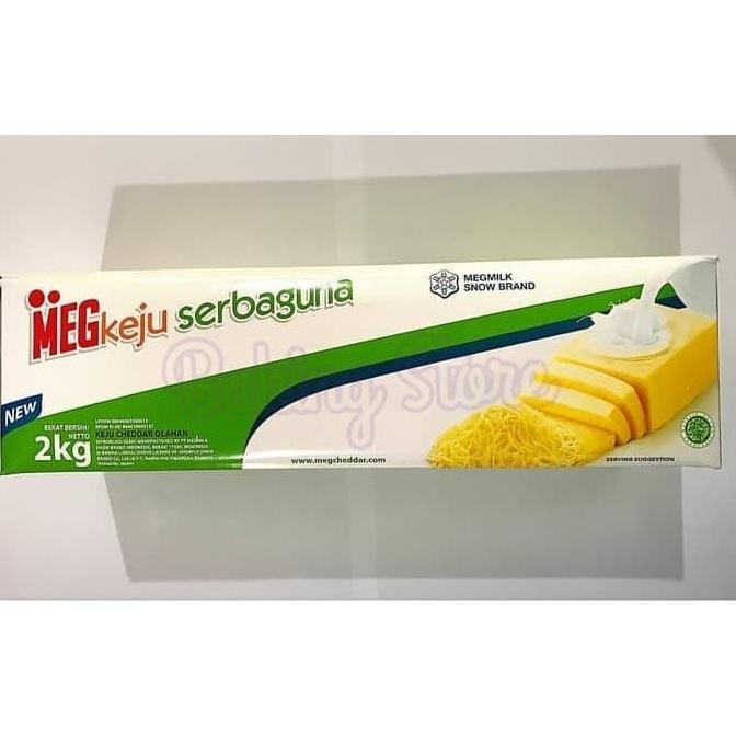 

Sale Keju Meg Cheddar Hijau Serbaguna 2Kg