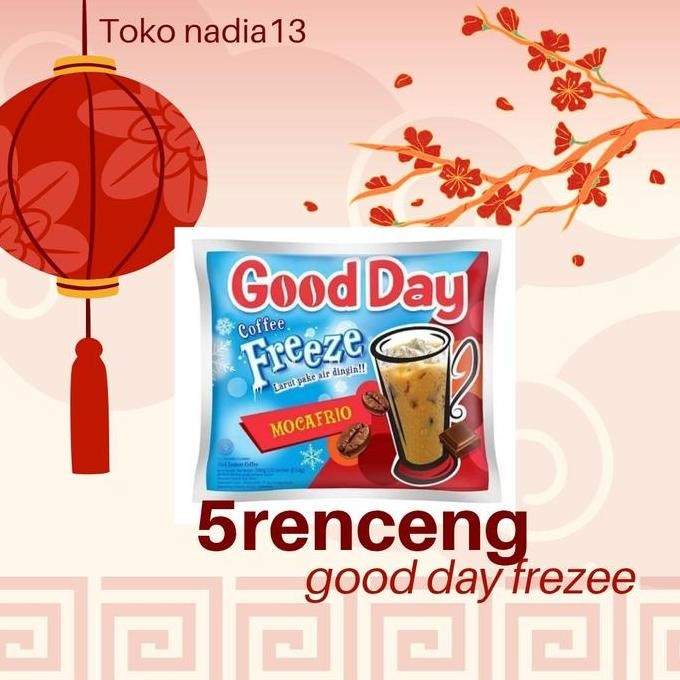 

Promo [50Pcs] Good Day Freeze Coffee Atau 5Renceng Kopi Good Day Freeze Gula Manis Minuman Bubuk