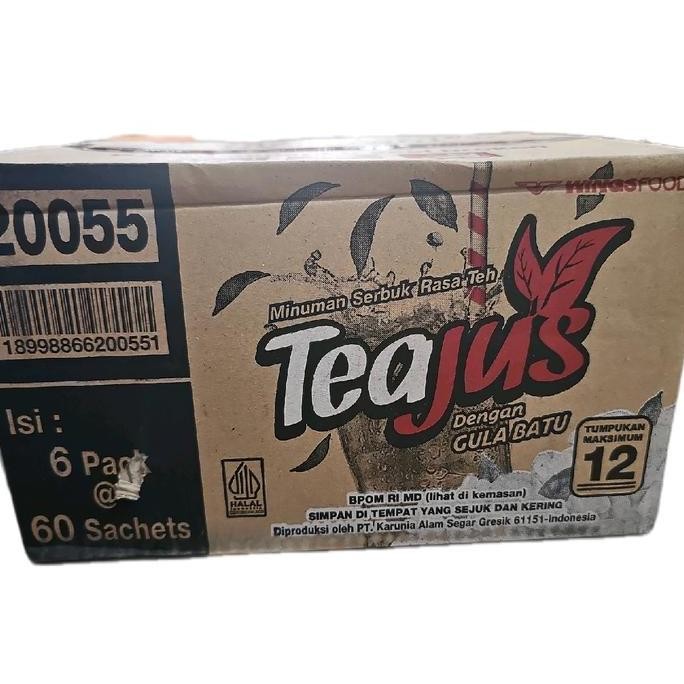 

Promo Tea Jus Gula Batu 1Dus / 6Pak Isi 60Pcs Serbuk Teh