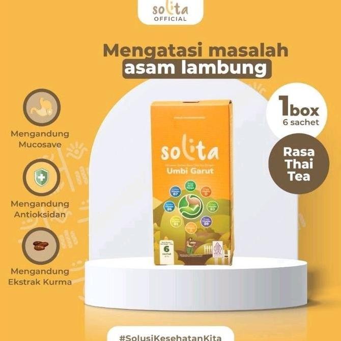 

Grosir Solita | Minuman Umbi Garut Isi 6 Sachet