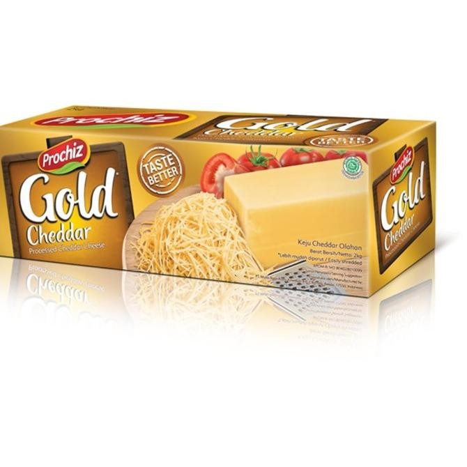 

Murah Prochiz Gold Cheddar 2 Kg Keju Premium