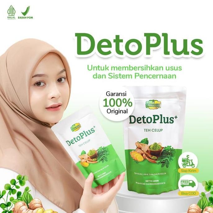 

Promo [Bpom] Teh Detoplus Syifacare - Minuman Herbal Alami Jahe Daun Kelor Teh Hijau