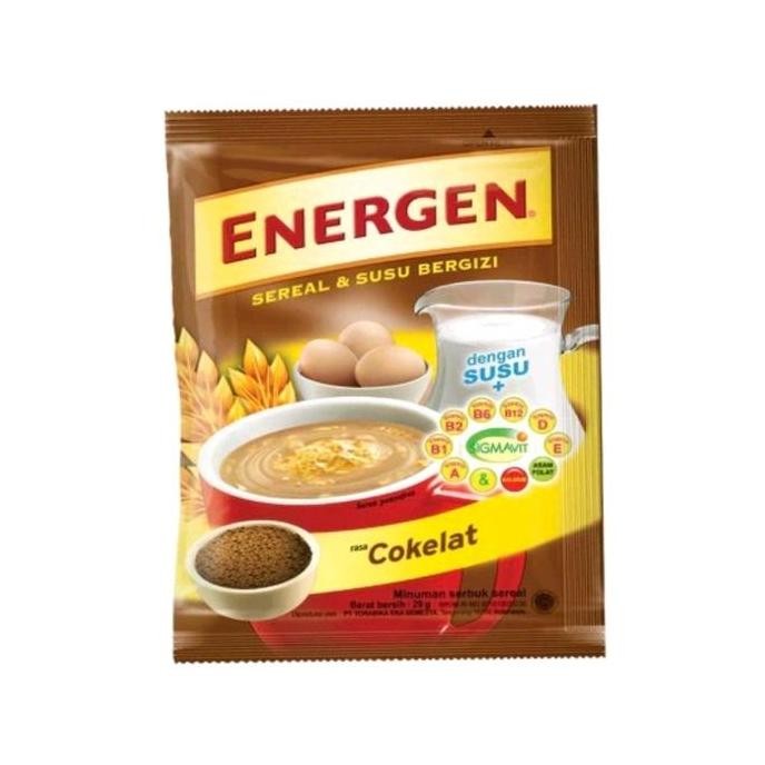 

Grosir 30 Pcs ~ Energen Sachet Coklat, Vanila, Kacang Ijo, Kurma - Minuman Makanan Protein Lezat