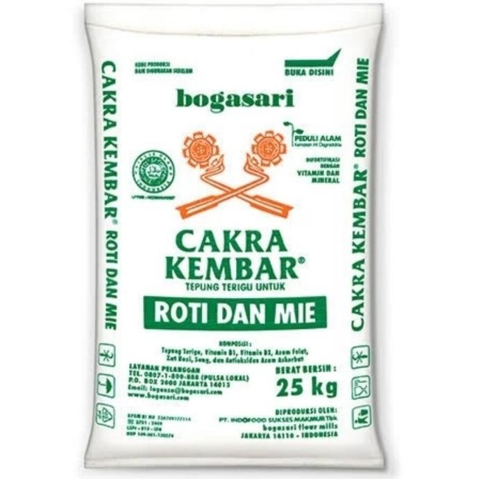 

Promo Terigu Cakra Kembar 25Kg Bal