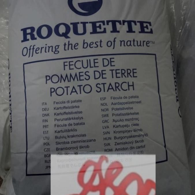 

Sale Potato Starch Merk Roquette Sak@25 Kg Ex Prancis