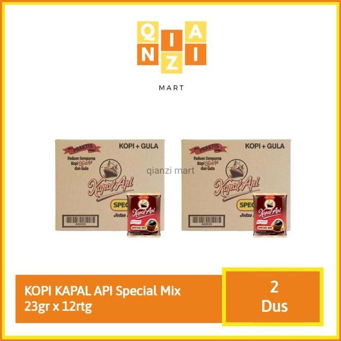 

Murah 2 Dus Kopi Kapal Api Special Mix 23Gr