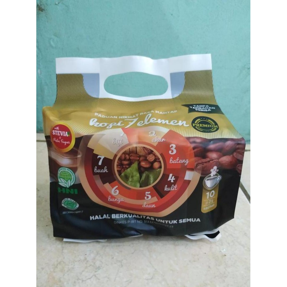 

Grosir Kopi 7 Elemen Premium Isi 10 Sachet