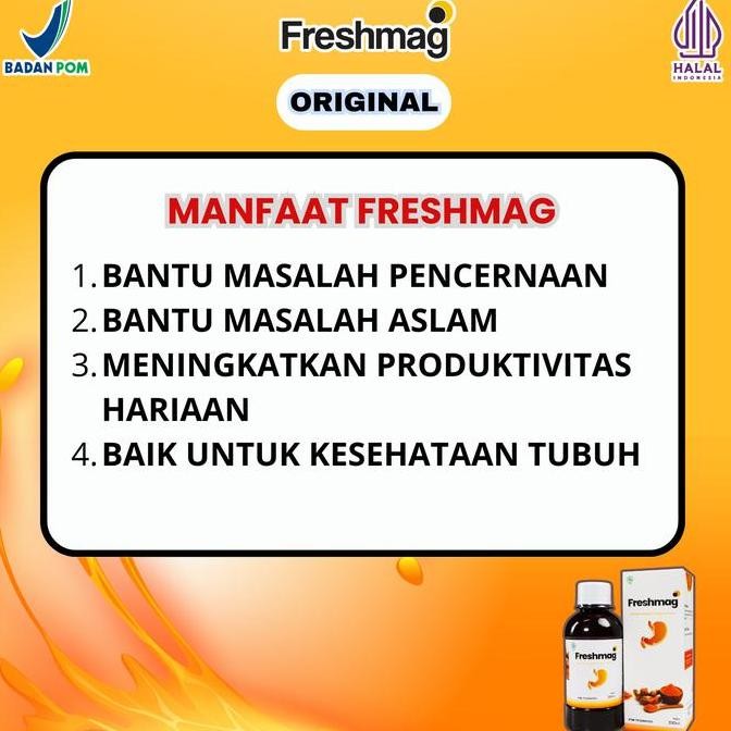 

Murah Freshmag Original 3 Botol Madu Hutan Alami Dengan Ekstrak Kunyit Bantu Keluhan Maag Asam Lambung Halal Mui Cod