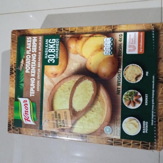 

Promo Knorr Mashed Potato Flakes 4 Kg Tepung Kentang