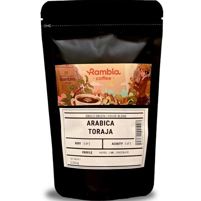 

Grosir Rambla Coffee - Kopi Arabica Toraja 100 Gr Bubuk Chocolate