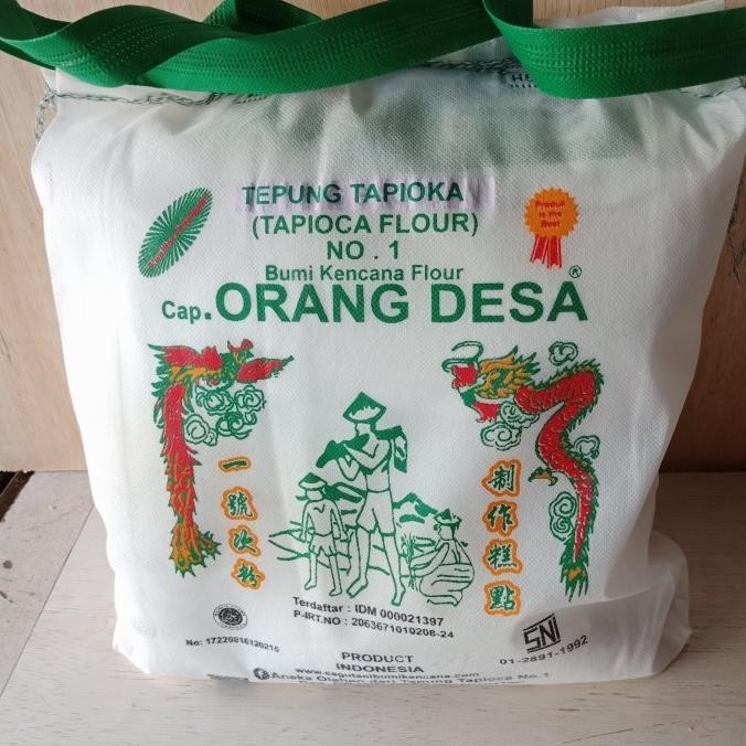 

Grosir Tepung Tapioka Cap Orang Desa 5Kg