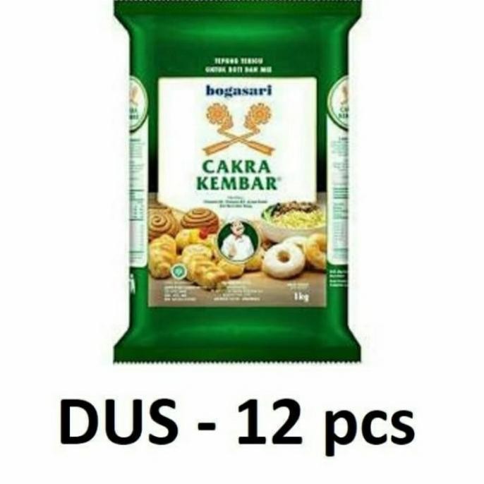 

Murah Terigu Cakra Kembar 1Kg Perdus 12 Pcs Khusus Ekpedisi Reguler