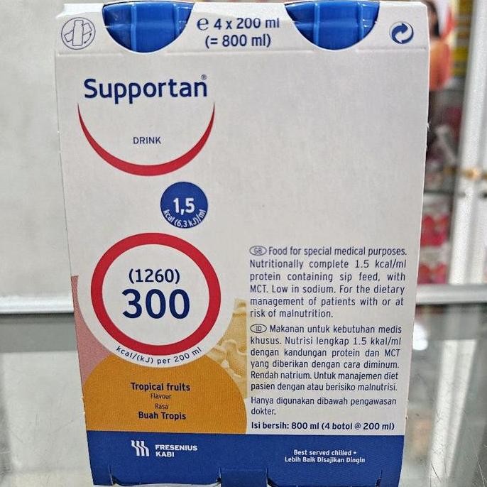 

Promo Supportan Drink Tropical Fruits 200Ml Botol