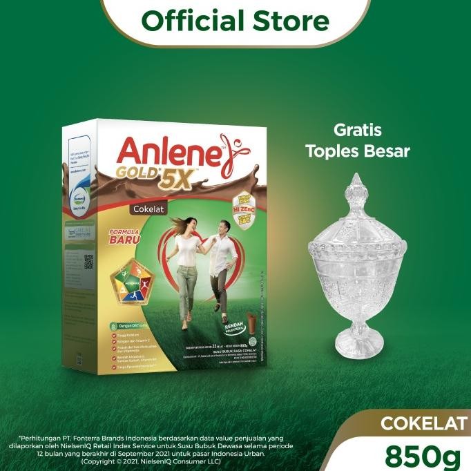

Grosir [Special Ramadan] Anlene Gold 5X Susu Bubuk Dewasa All Varian 850G - Free Toples