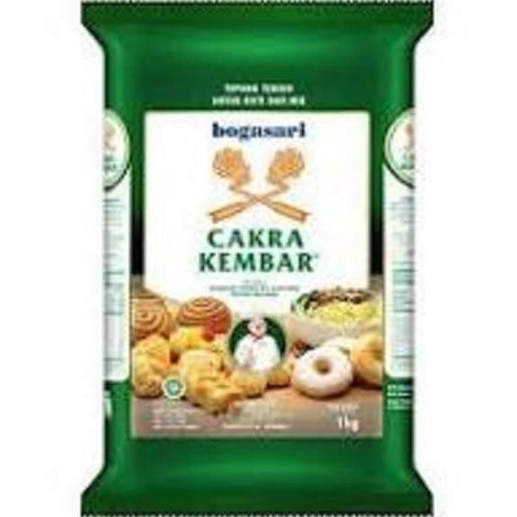 

Murah Tepung Terigu Cakra Kembar Premium 1Kg, 1Dus
