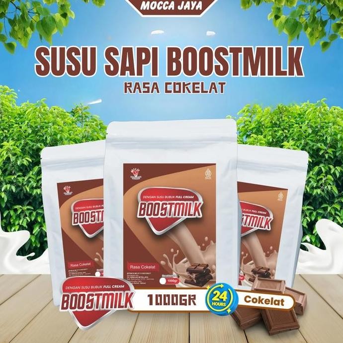 

Grosir 1000Gr Susu Sapi Bubuk Boostmilk 3 Varian Rasa