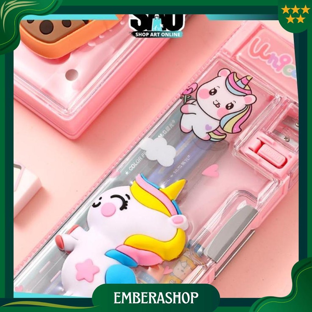 

Sao - S5945 Pencil Case Tempat Pensil Lengkap Dengan Peruncing / Tempat Pensil Karakter / Kotak Pensil Anak / Pencil Case Magnet Cod