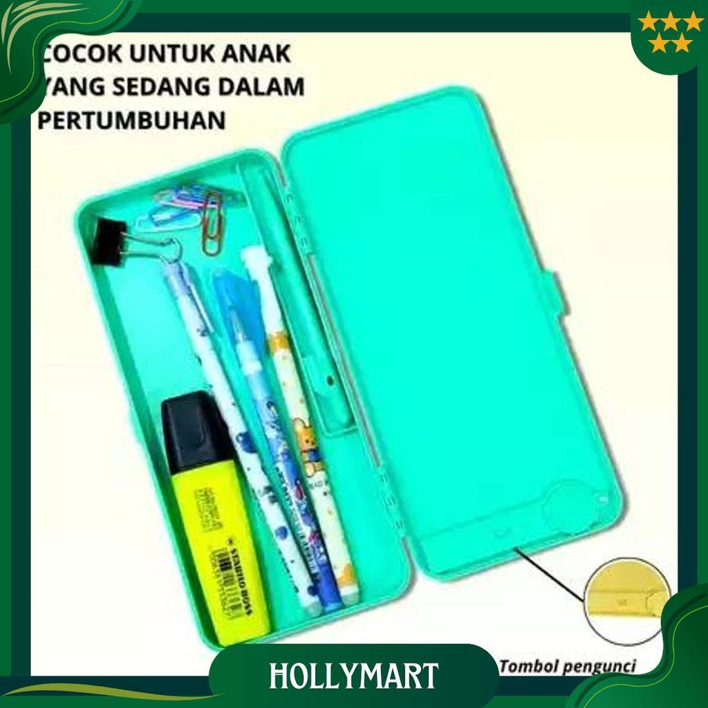

Sg Kotak Pensil Case Lcd Writing Drawing Box Case Pencil Drawing Pad Edukasi 2In1 Promo