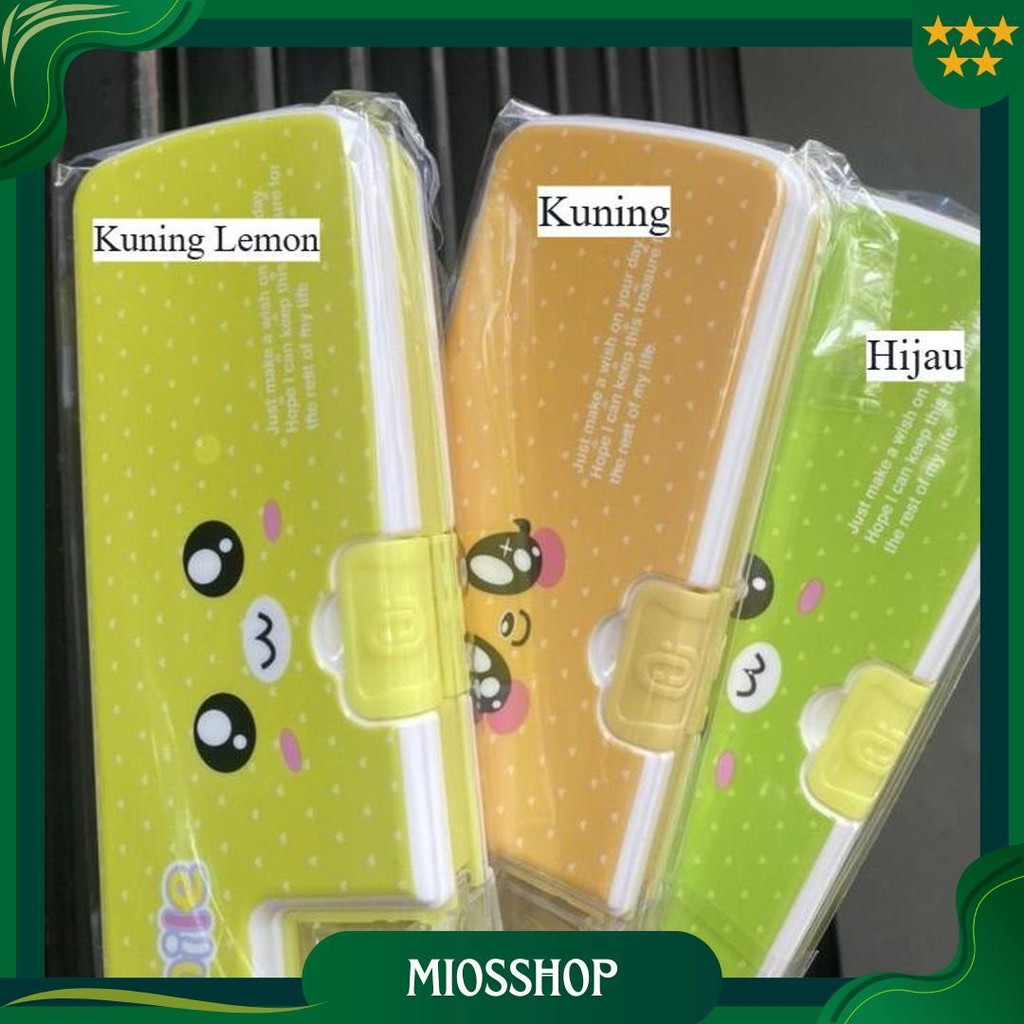 

Kotak Pensil Pencil Case Double-Layer Multifungsi Alat Tulis Sekolah Lucu Kapasitas Besar Gratis Ongkir