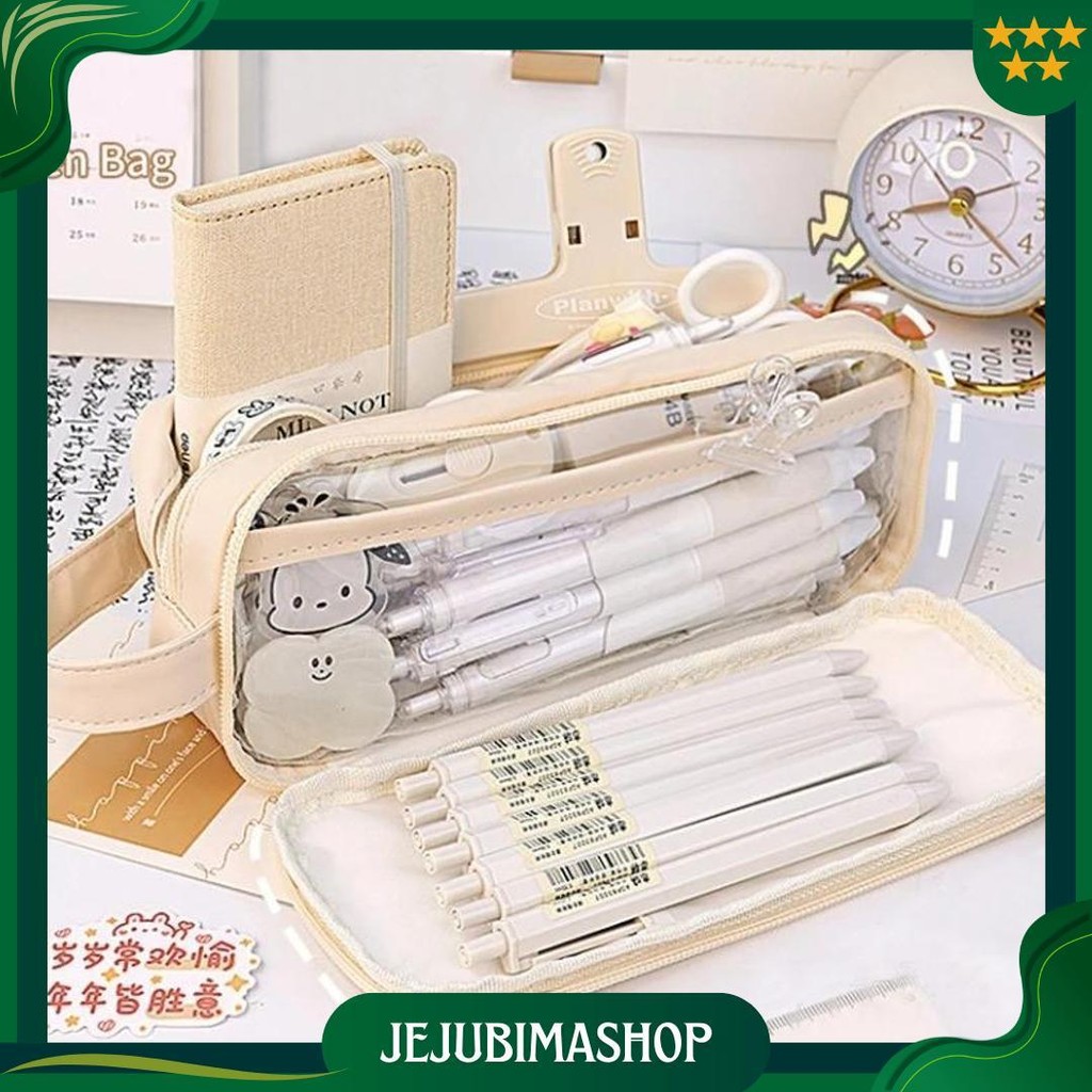 

Large Capacity Tempat Pensil Pencil Case Transparan Kantong Pensil Tempat Pensil Sekolah Tempat Pensil Alat Tulis Kapasitas Besar Perlengkapan Sekolah Tempat Promo 4.4