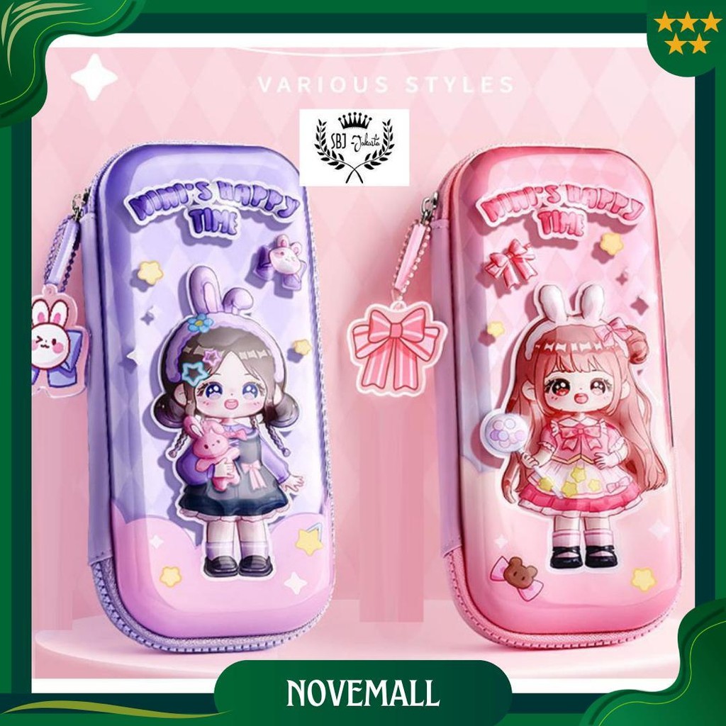 

Kotak Pensil Tempat Pensil Kbx Original Happy Time 3D Hardcase Waterproof Promo