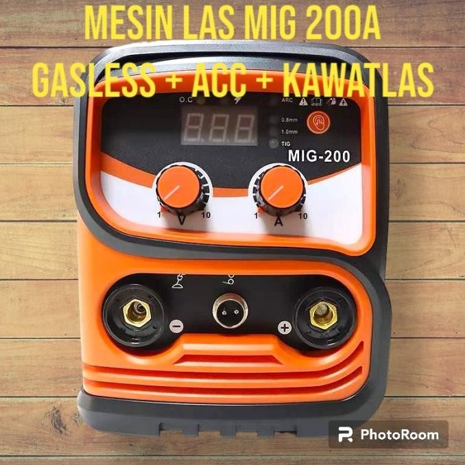 Sale Mesin Las Mig Tanpa Gas 200A | Flux Core Gasless | Free Kawat Las