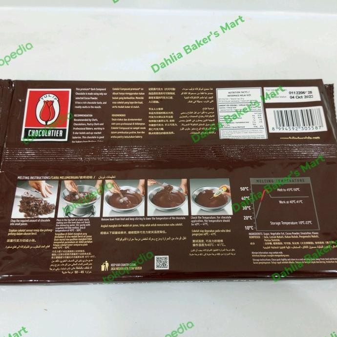 

Sale Tulip Coklat Batang Dark Chocolate Compound 1 Kg