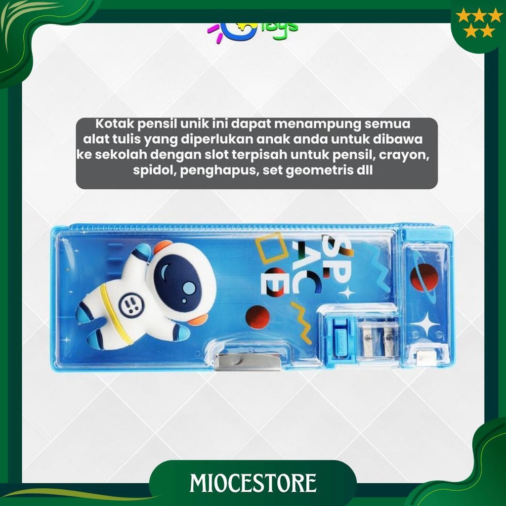 

Cr-A59 Tempat Pensil Anak 3D Timbul Magnetic Multifungsi Alat Tulis Sekolah / Kotak Pensil Pencil Case Magnet Untuk Anak Tk Ori
