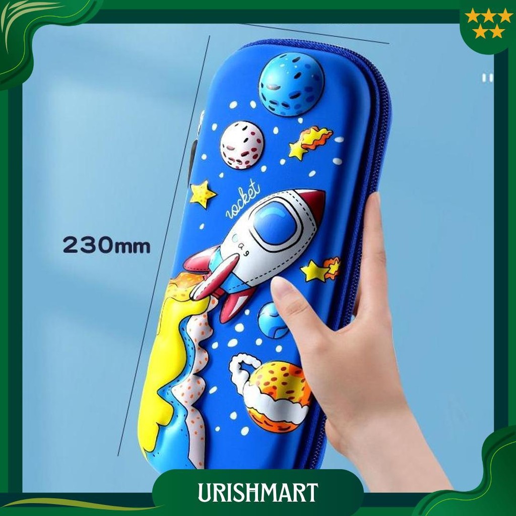 

Tempat Kotak Pensil Timbul 3D Lucu Imut Astronot Kelinci Dino Unicorn Kuda Bear Cute Pensil Case Ori