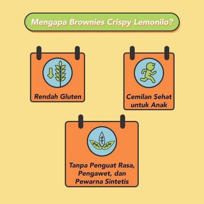 

Promo Lemonilo Paket 2 Dus Lemonilo Brownies Crispy Free Celove Sabun Cair