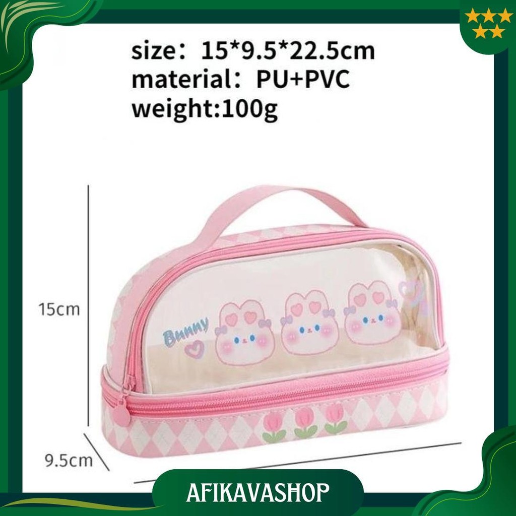 

Kotak Pensil / Tempat Pensil Siswa Transparan Berkapasitas Besar / Tempat Pensil Gadis Lucu Sale