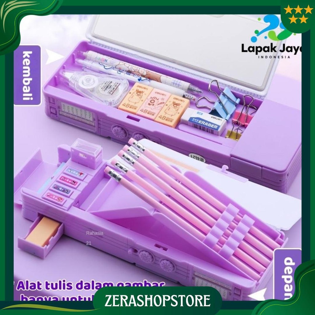 

Kotak Pensil Anak Perempuan Sanrio / Tempat Pensil Aesthetic / Bahan Tahan Air Kuromi Tempat Pensil Password Promo