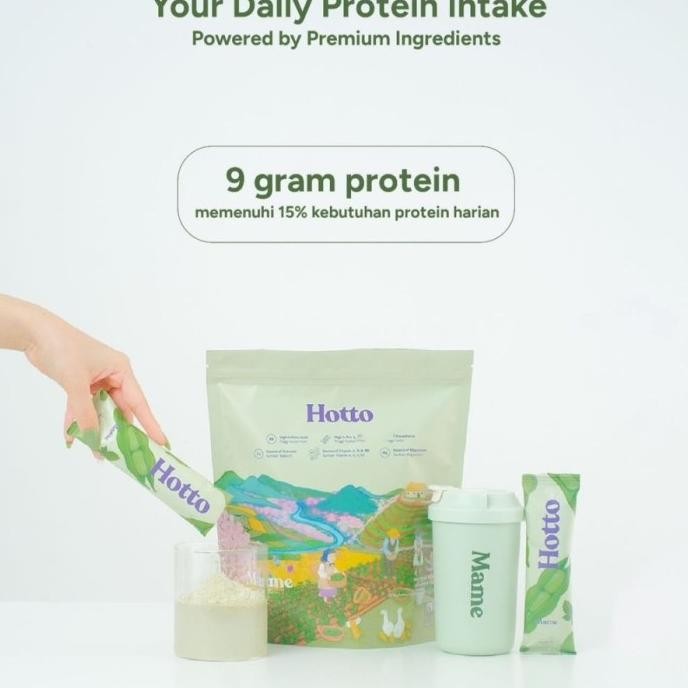 

Hotto Mame Protein Multigrain with EDAMAME - 1 POUCH isi 12 Sachet