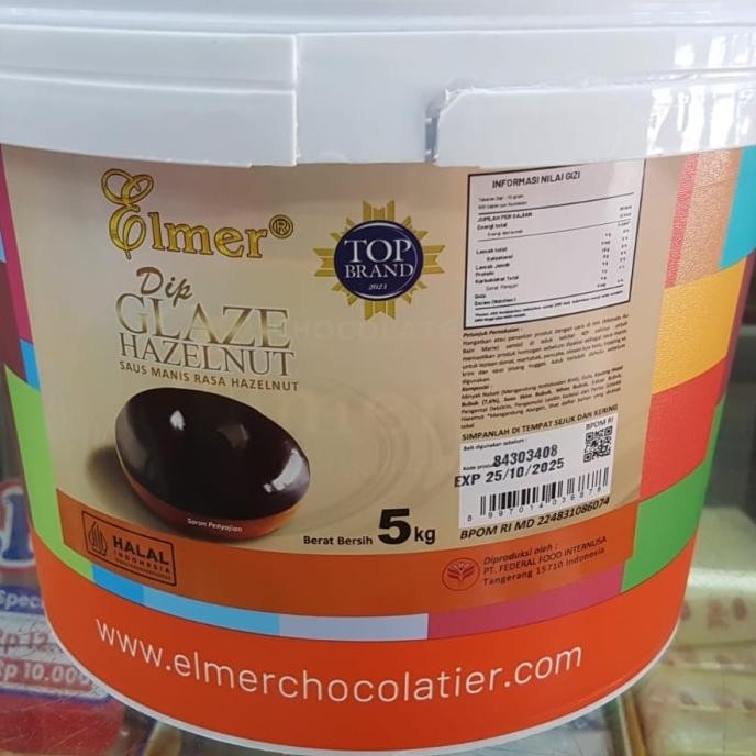 

Murah Elmer Glaze Hazelnut 5Kg